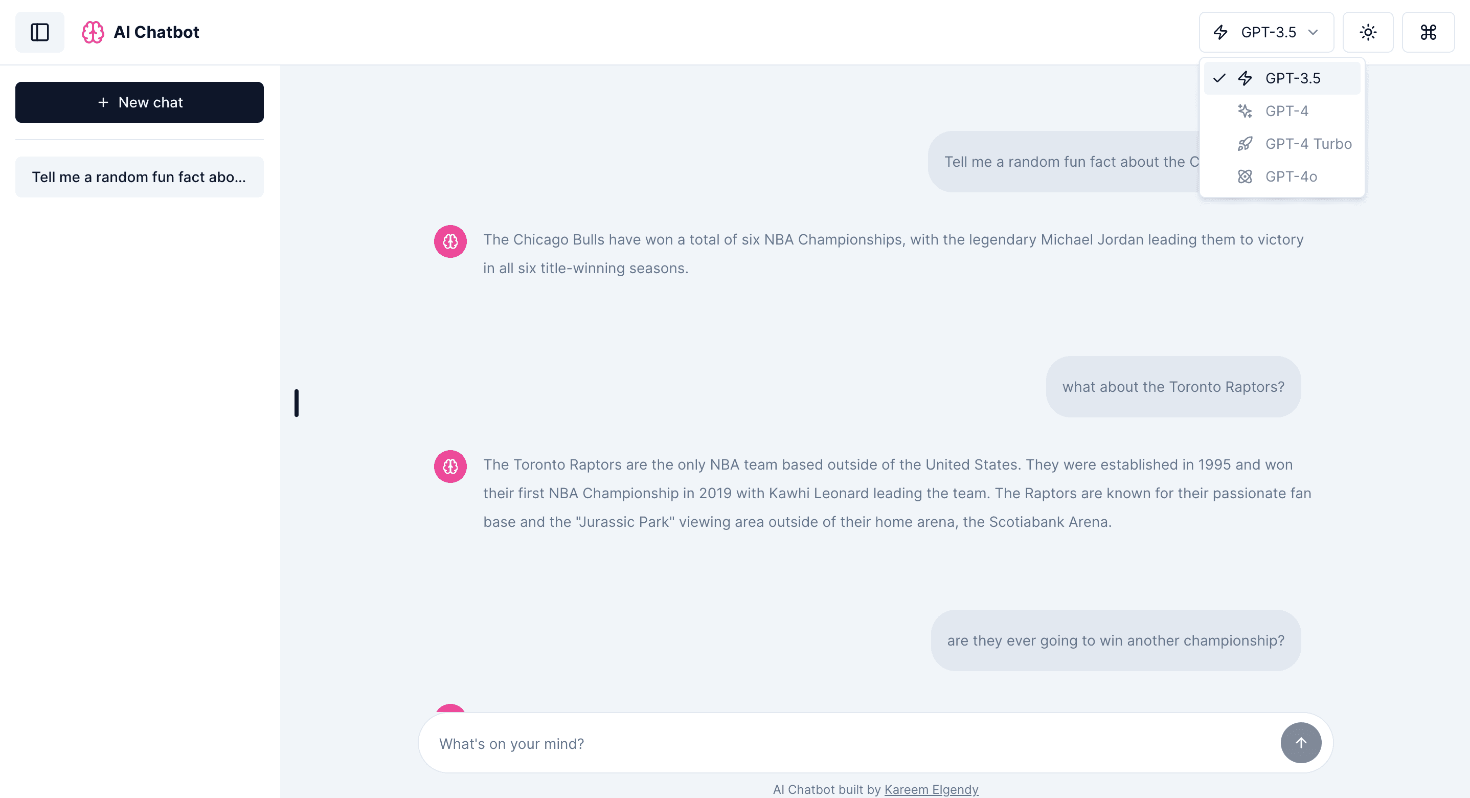 AI Chatbot