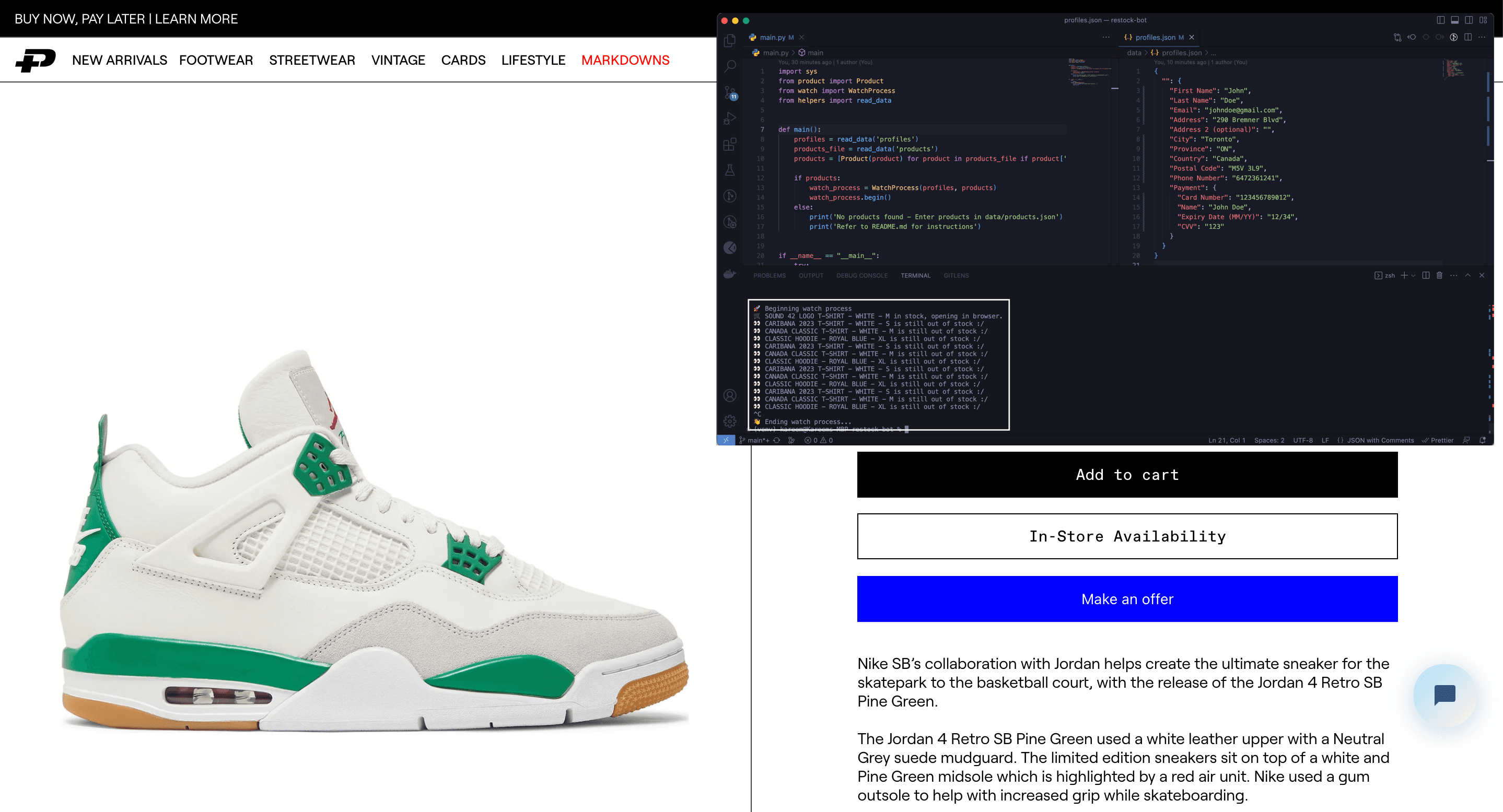 Restock Bot